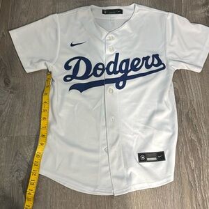Nike Authentic Los Angeles Dodgers White Home MLB Mookie Betts Jersey CH S